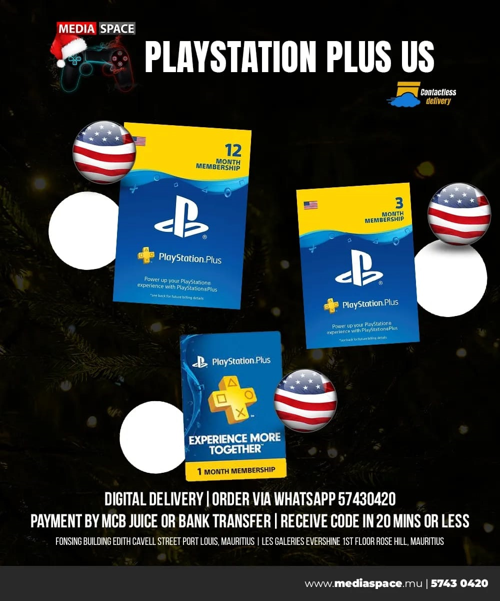 PlayStation Plus Usa 1month 3months 1year - MediaSpace