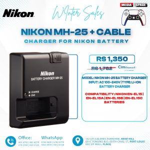 Nikon MH-25 Quick Charger with cable