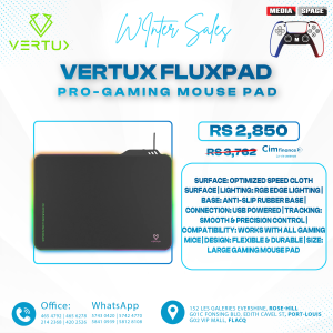 Vertux FluxPad Optimized Surface Pro-Gaming Mouse Pad