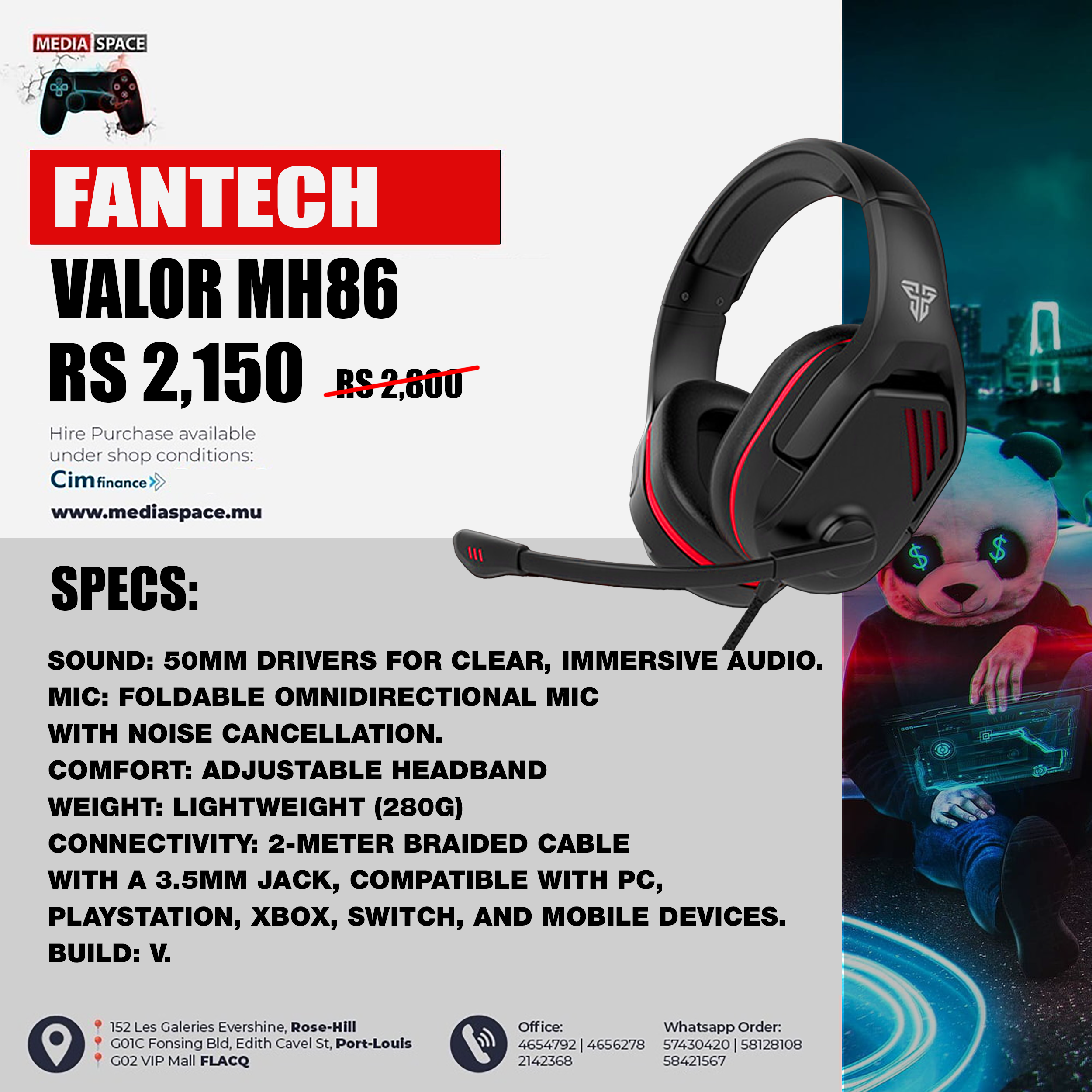 FANTECH VALOR MH86
