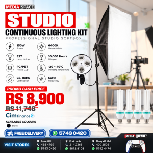 Professional Studio Continuous Flash Softbox four bulb kit
