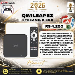 QVWi 4K Google Streaming Box Leap-S3