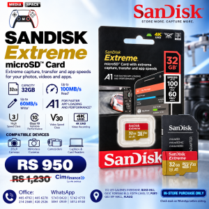 SanDisk V30 Extreme  MICROSDXC A2 U3 4K 64GB 128GB 256GB 512GB Memory Card Flash TF for Steam Deck Switch DJI Camera