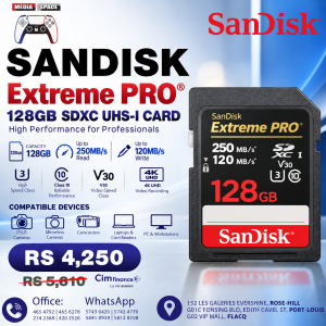 SanDisk Extreme PRO SD Card 32G 64G 128G 256G SDHC SDXC UHS-I C10 100M/s-200MB/s U3 Memory Card Support V30 4K for Camera/DV/SLR