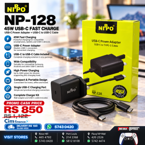 NIPO NP-128 45W USB-C Fast Charger – Fast Charging Power Adapter