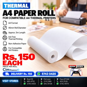 Thermal Photo Paper Rolls 210mm Width Diameter 30mm Waterproof Oil resistant Continuous Paper Roll for A40 /A4 Thermal Printer