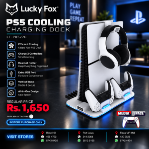 Lucky Fox PS5 Cooling Charging dock LF-P0527c