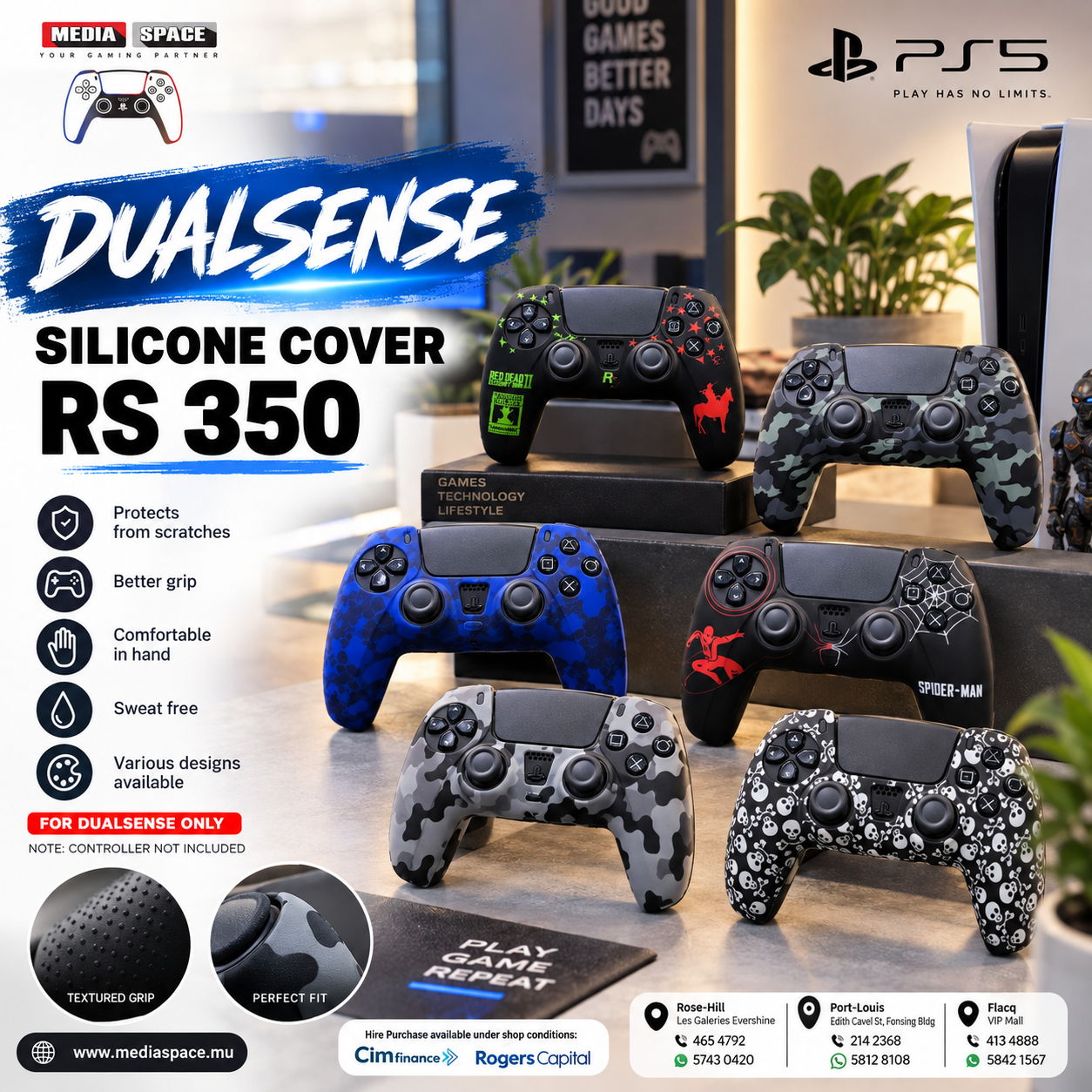 Protective Cover Silicone For Playstation 5 PS5 Dualsense - Image 2