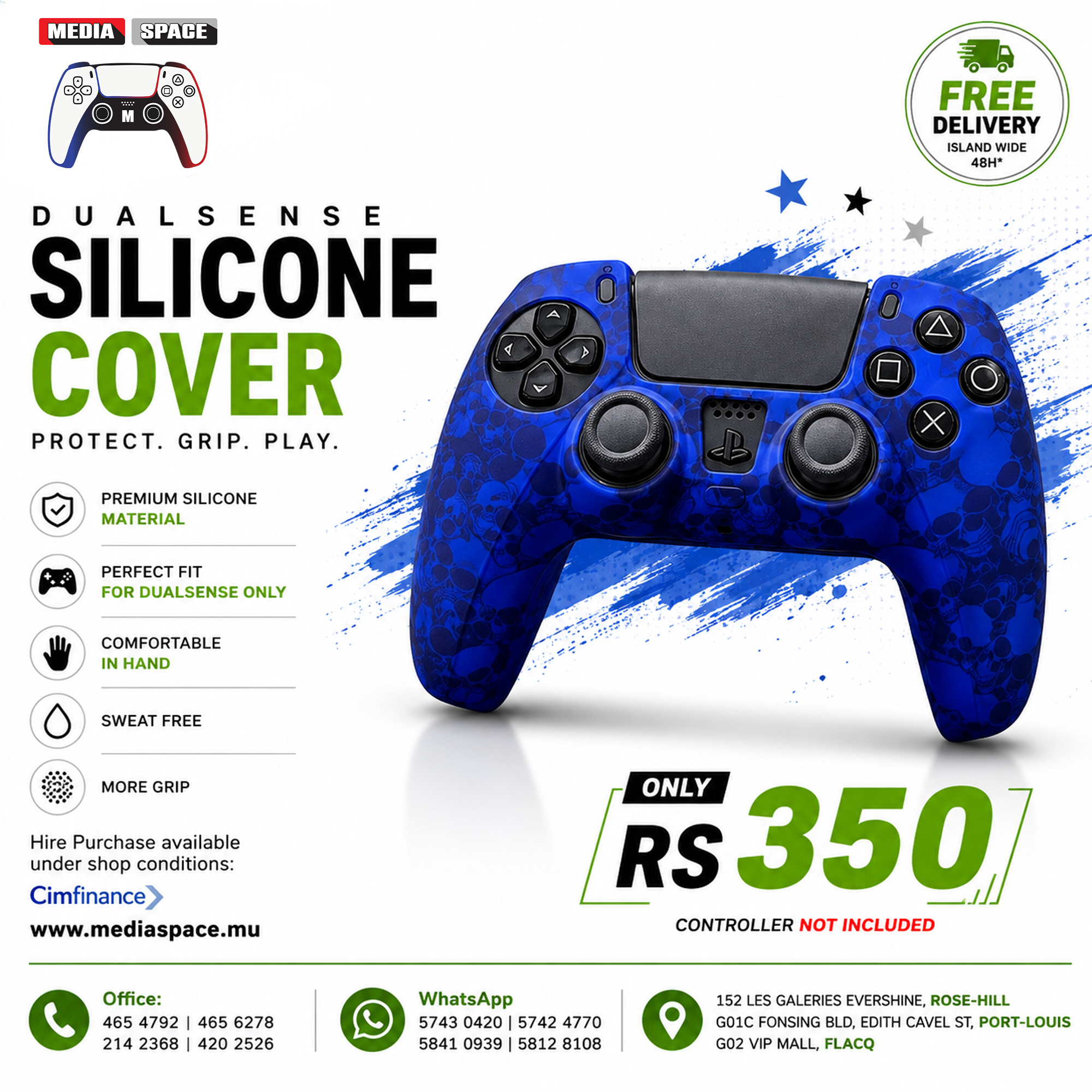 Protective Cover Silicone For Playstation 5 PS5 Dualsense - Image 11