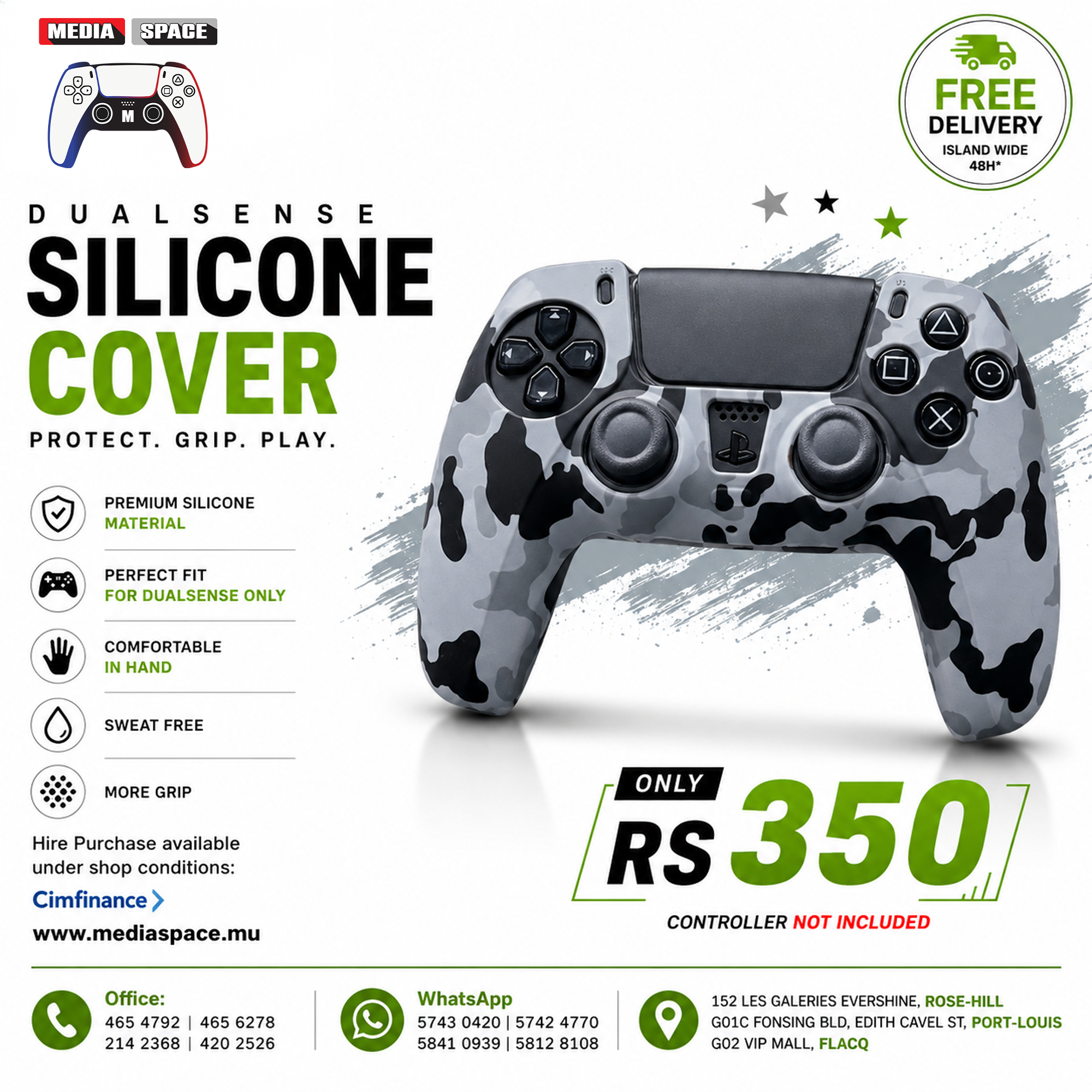 Protective Cover Silicone For Playstation 5 PS5 Dualsense - Image 9