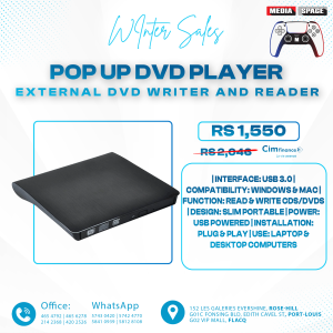 POP-UP Mobile External DVD-RW