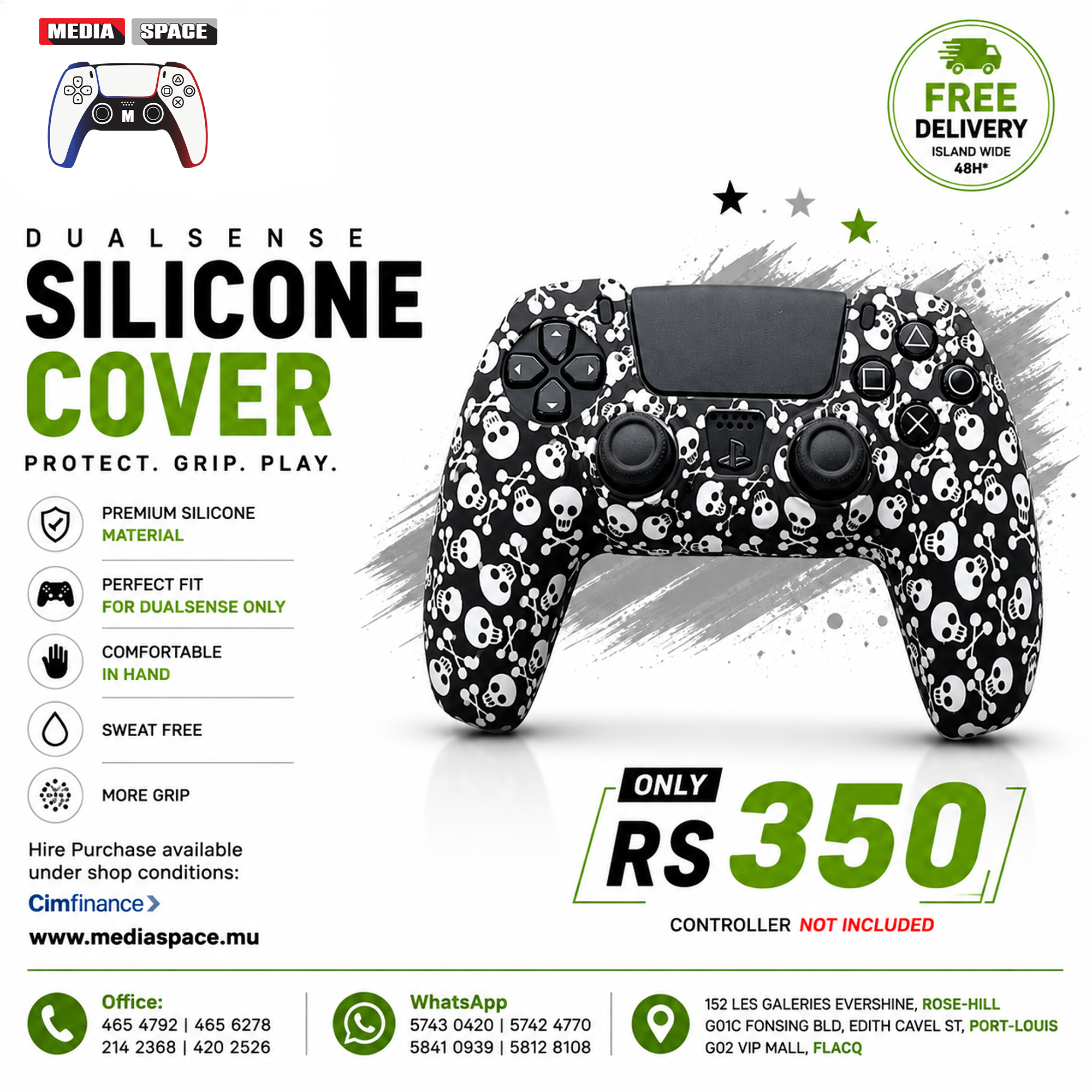 Protective Cover Silicone For Playstation 5 PS5 Dualsense - Image 7