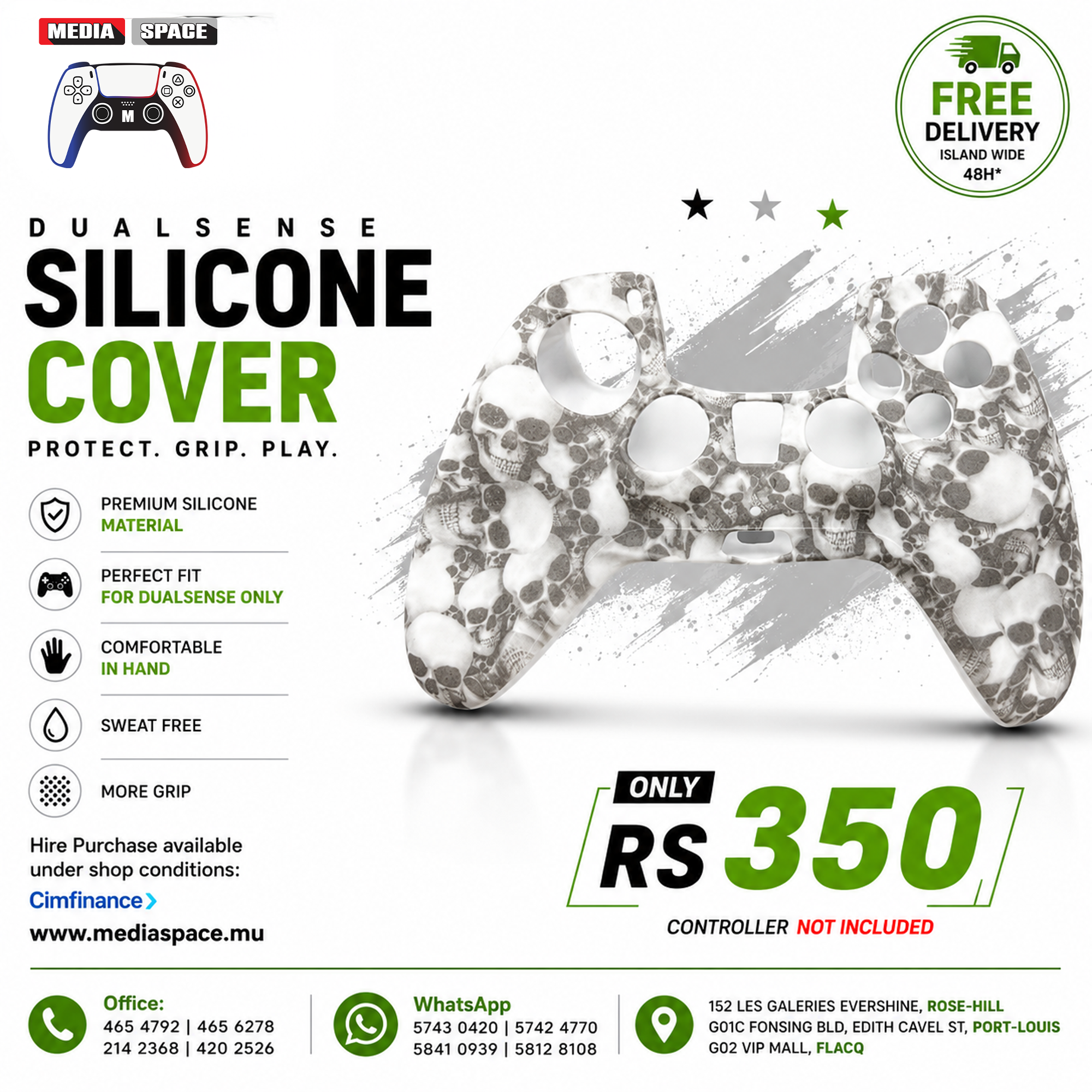 Protective Cover Silicone For Playstation 5 PS5 Dualsense - Image 5