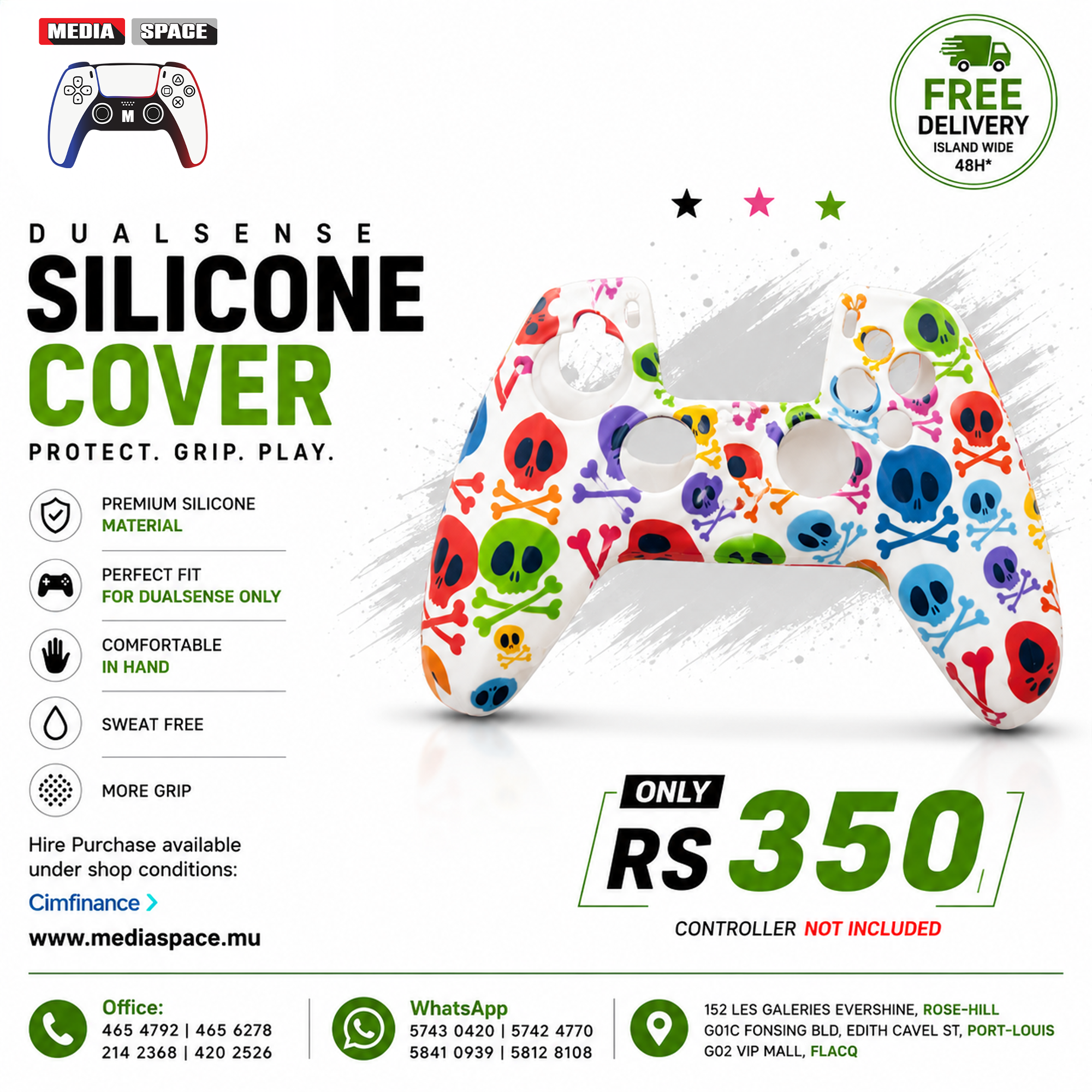 Protective Cover Silicone For Playstation 5 PS5 Dualsense - Image 4
