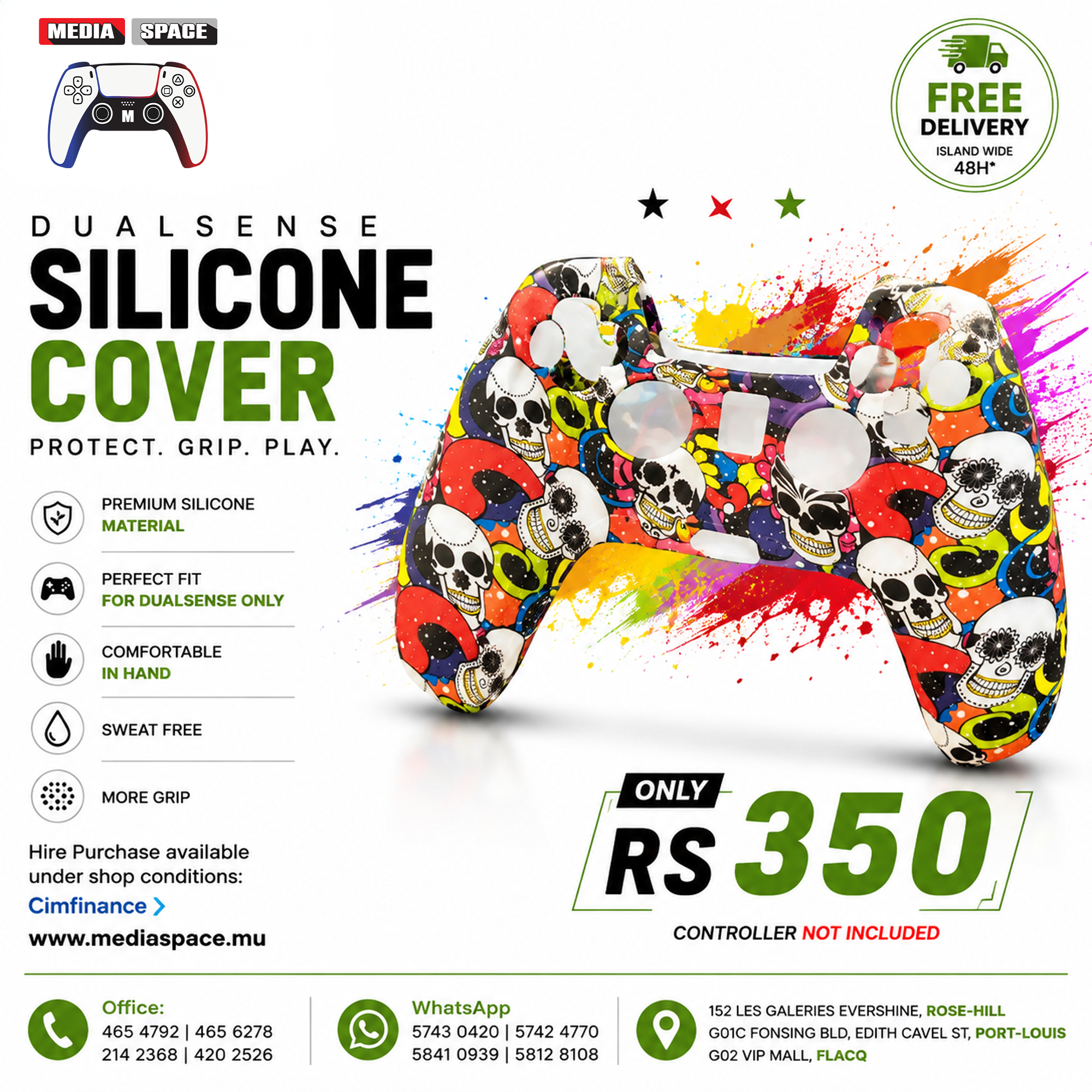 Protective Cover Silicone For Playstation 5 PS5 Dualsense - Image 8