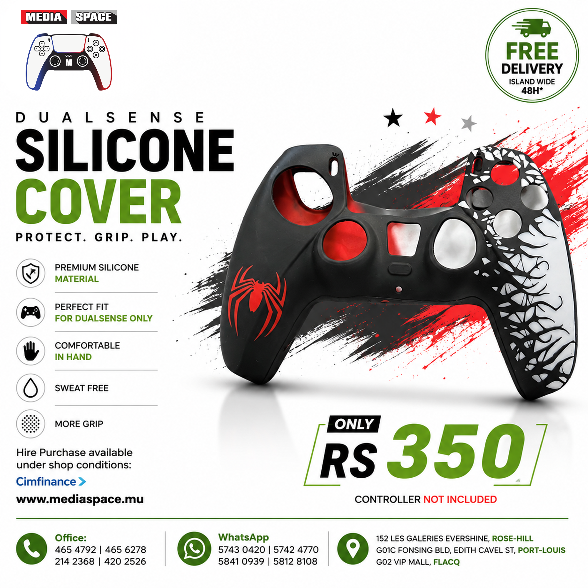 Protective Cover Silicone For Playstation 5 PS5 Dualsense - Image 6