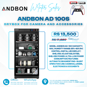 ANDBON AD-100s Electronic Digital Control Dry Cabinet