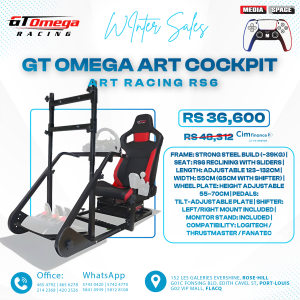 GT Omega ART Racing Simulator Cockpit - RS6 Seat