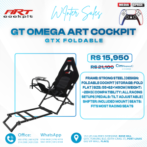 Art cockpit GTX Folding Racing Simulator Seat Bracket