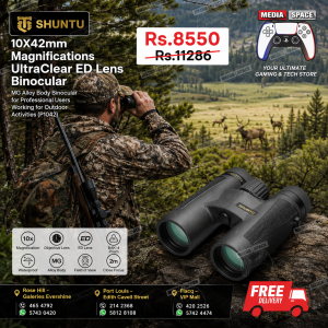 SHUNTU 10X42mm Magnifications UltraClear ED Lens Binocular, MG Alloy Body Binocular for Professional Users Working for Outdoor Activities (P1042)