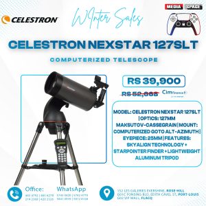 Celestron - NexStar 127SLT Computerized Telescope - Compact and Portable - Maksutov-Cassegrain Optical Design - SkyAlign Technology - Computerized Hand Control - 127mm Aperture