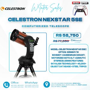 Celestron - NexStar 5SE Telescope - Computerized Telescope for Beginners and Advanced Users - Fully-Automated GoTo Mount - SkyAlign Technology