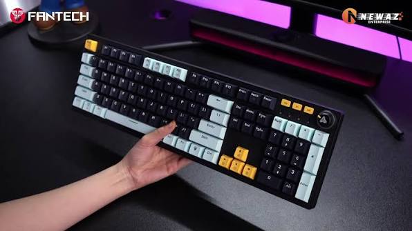 FANTECH ATOM107S MK893S MECHANICAL GAMING KEYBOARD MIZU EDITION SKY BLUE - Image 2