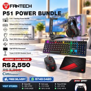FANTECH P51 Power Bundle Gaming Keyboard and Mouse Combo