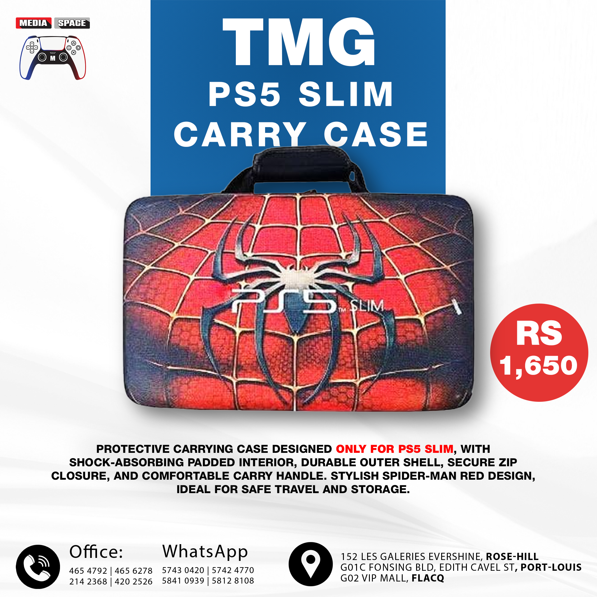 TMG CASE COMPATIBLE FOR PS5 SLIM - Image 8