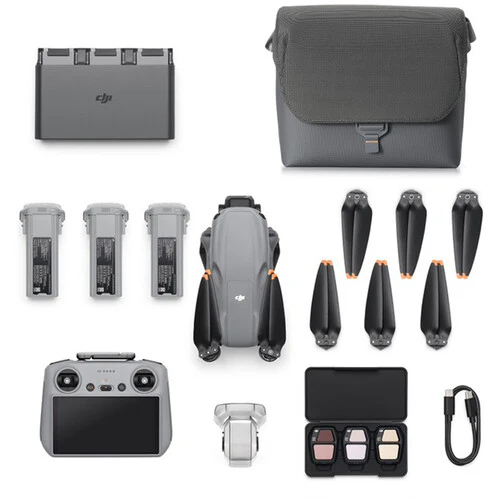 DJI Air 3S Fly More Combo, Drone with 1" CMOS Wide-Angle & Medium Tele Camera for Adults, 4K/60fps, Omnidirectional Sensing & 3 Batteries for Extended Flight Time - Image 3