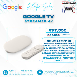 TV Streamer (4K) with Voice Remote & Smart Home Control Dolby Atmos Audio