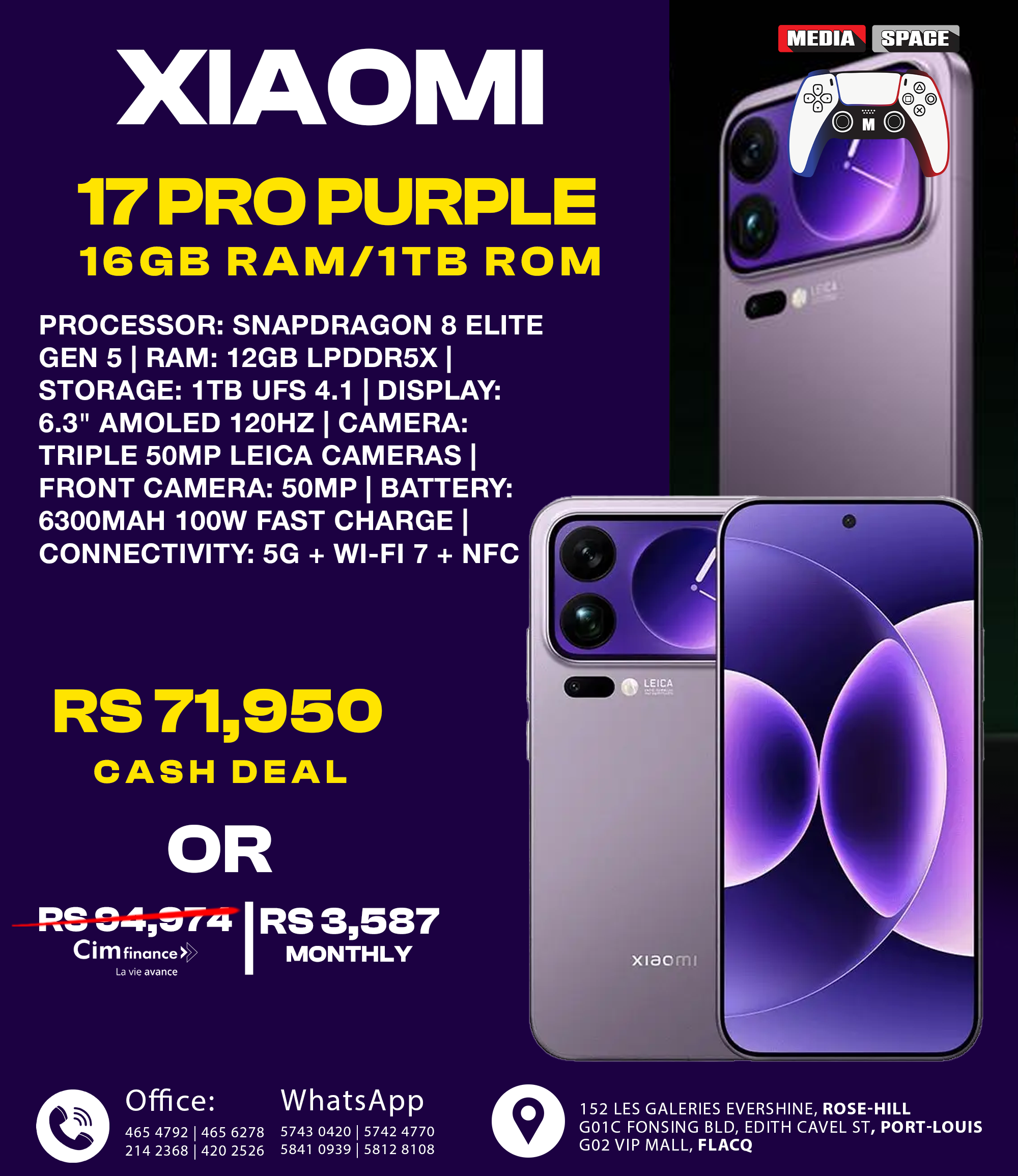 Xiaomi 17 Pro 16GB/ 1TB