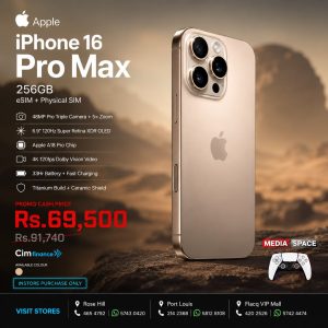 Apple iPhone 16 Pro Max 256 GB: 5G Mobile phone with Apple Intelligence, Camera Control, A18 Pro Chip and a Huge Leap in Battery Life. Works with AirPods