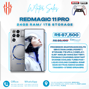Nubia Red Magic 11 Pro 5G Dual Sim 1TB Nightfreeze (24GB RAM) - Global Version