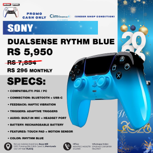 PlayStation DualSense® Wireless Controller – Rhythm Blue - for PS5, PC, MAC & Mobile