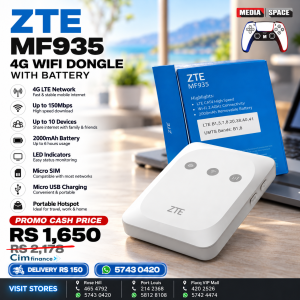 ZTE MF935 4G LTE Cat4 Mobile WiFi Hotspot