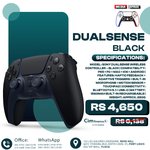 Sony DualSense Wireless Controller BLACK (MIDNIGHT BLACK)