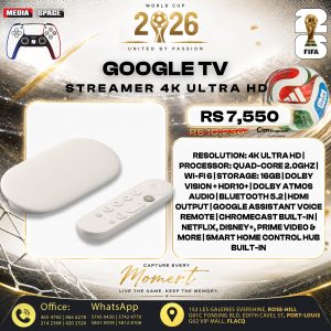 TV Streamer (4K) with Voice Remote & Smart Home Control Dolby Atmos Audio