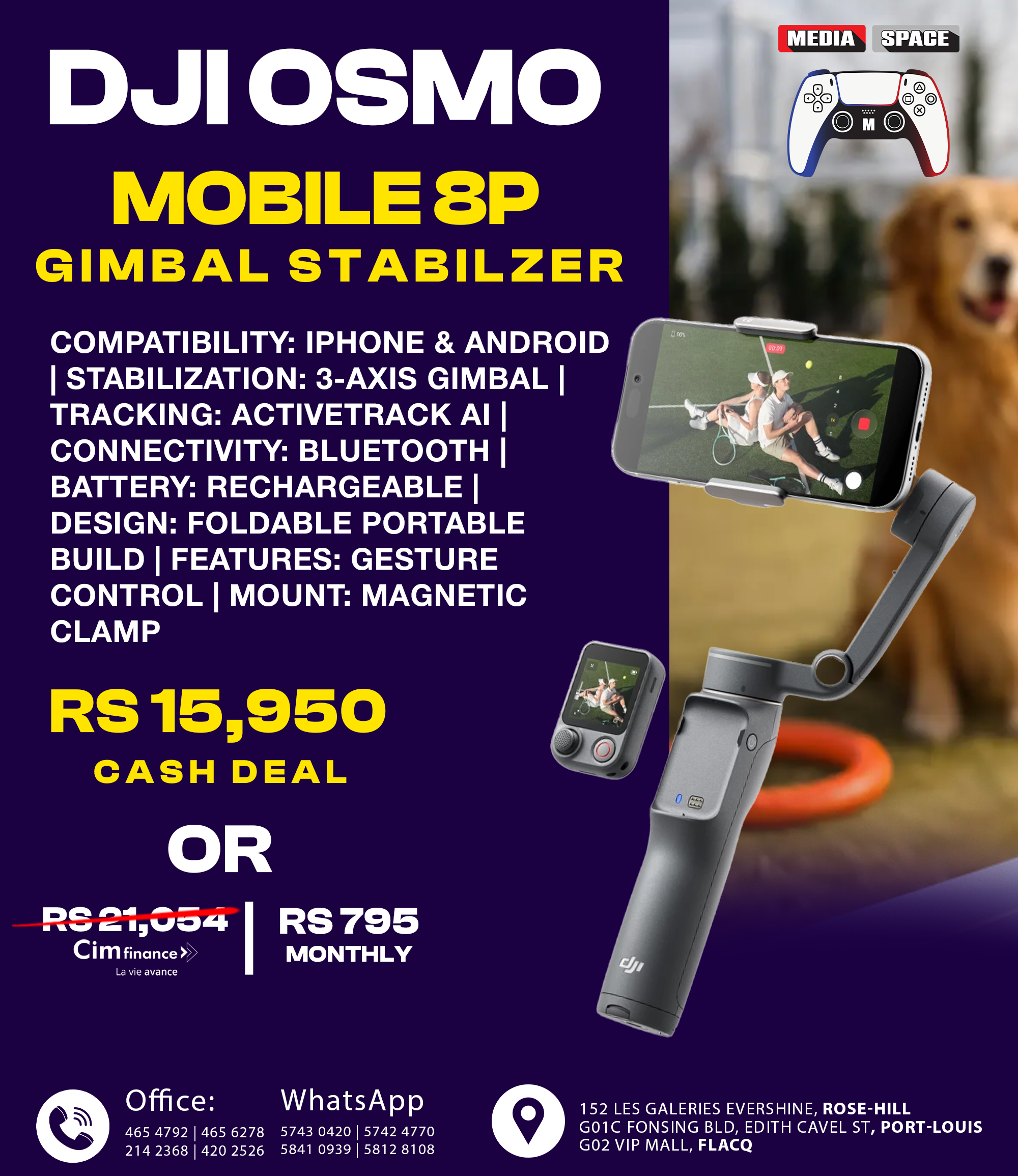 DJI Osmo Mobile 8P Creator Combo
