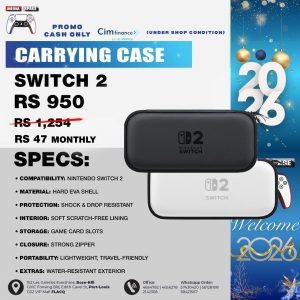 Carrying Case for Nintendo Switch 2 – Hard Shell Travel Storage Bag with Organizer