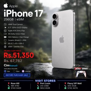 Apple iPhone 17 256GB esim only