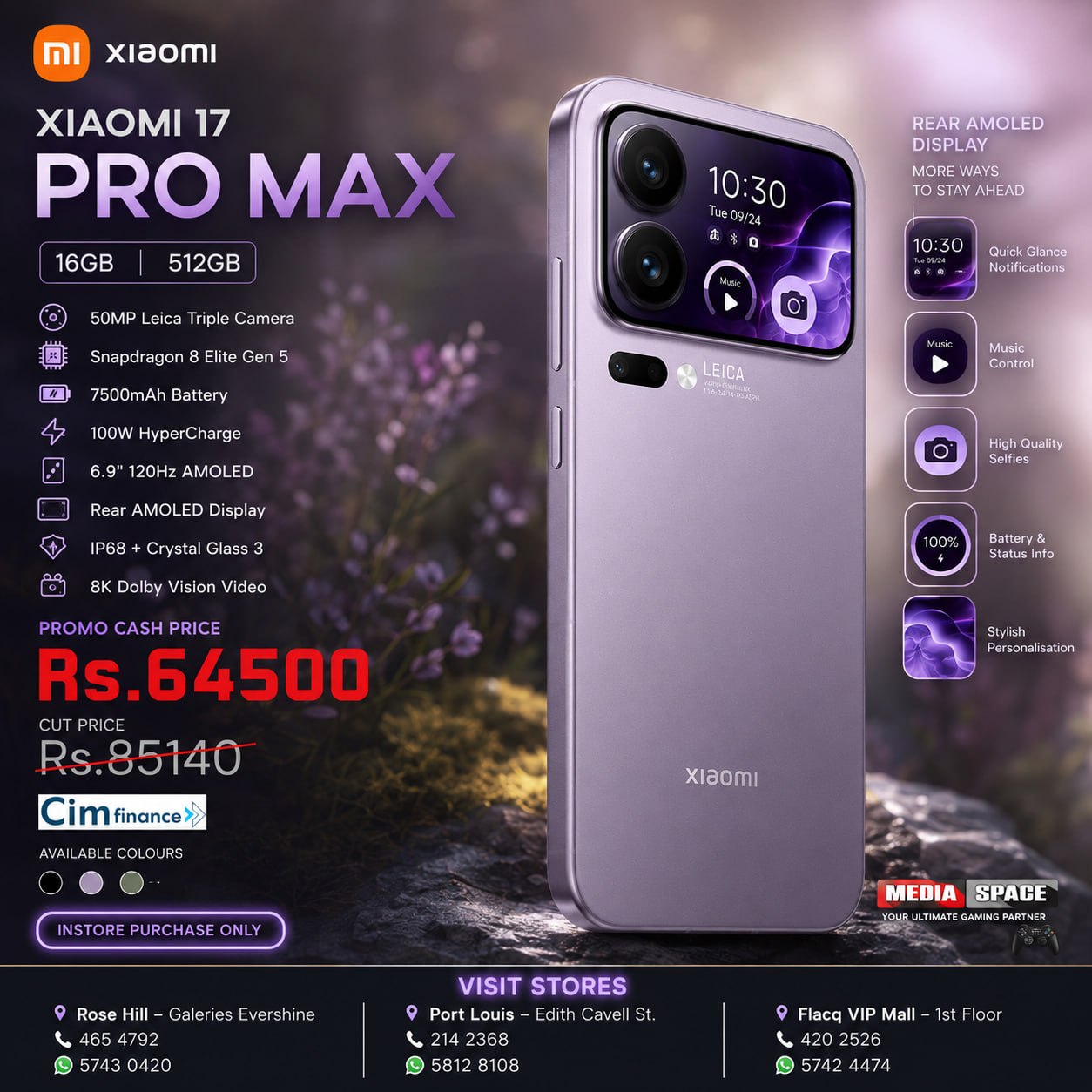 Xiaomi 17 Pro Max 16GB/ 512GB - MediaSpace