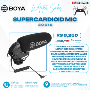 BOYA SUPERCARDIOID MIC 3032