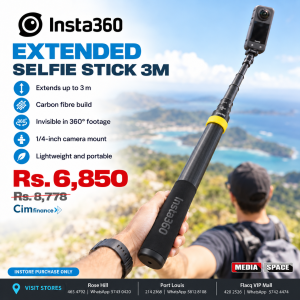 Insta360 X3 X4 New Version 3m Ultra-long Extended Edition Carbon Fiber Selfie Stick Accessories For Insta 360 ONE X2 / ONE RS