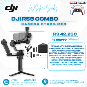 DJI RS 5 Combo, Gimbal Stabilizer for Camera
