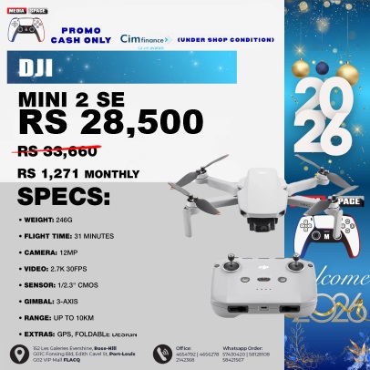 DJI Mini 2 SE , Lightweight and Foldable Mini Camera Drone with 2.7K Video, Intelligent Modes, 10km Video Transmission, 31-min Flight Time, Under 249g, Easy to Use
