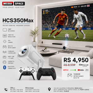 HCS 350 Max Gaming Projector (Smart TV + Android Stick) - HCS350