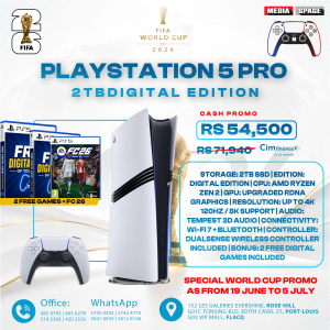 Sony PlayStation 5 Slim 1TB Disc Edition Console ( PS5 SLIM )  Gaming Console (WITH 2 FREE DIGITAL GAME)