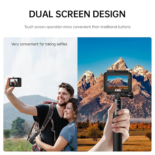 SJCAM | SJCAM SJ10 Pro Action Camera with 4K/60fps Video 6‑Axis Gyro Stabilization 5m Bare Waterproof for Sports Vlogging Cycling Skiing - Image 6