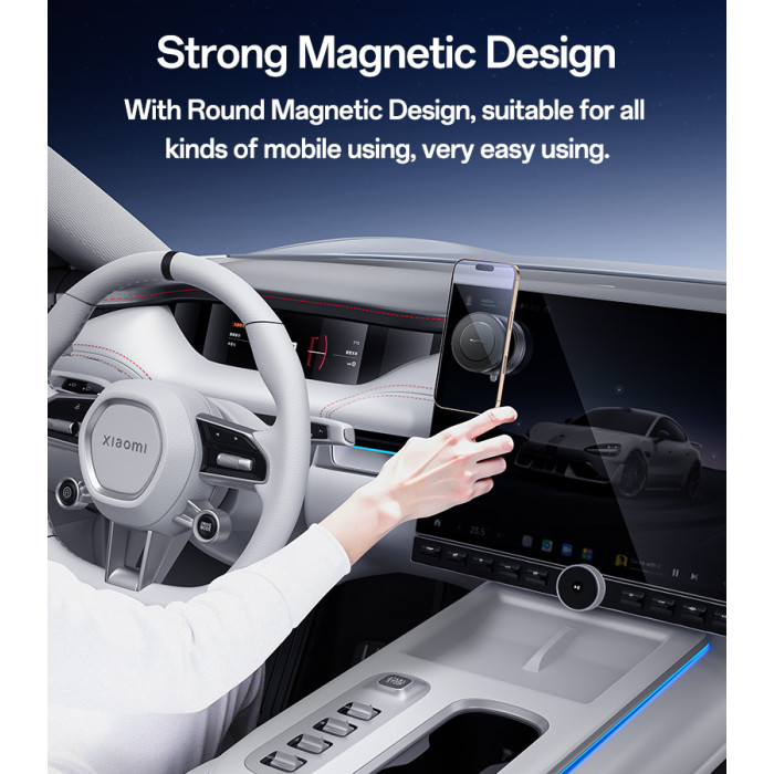 Yesido Magnet Wireless Vacuum Suction Cup Black C310 - Image 4